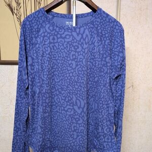 Tek Gear Women's Blue Patterned Top